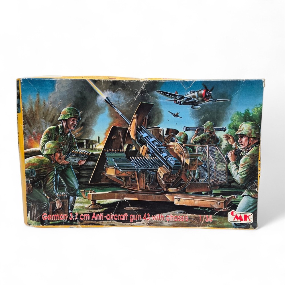 1:35‎ CMK T35005 German 3.7CM Anti-aircraft 43 w/ Chassis Model Kit Military War